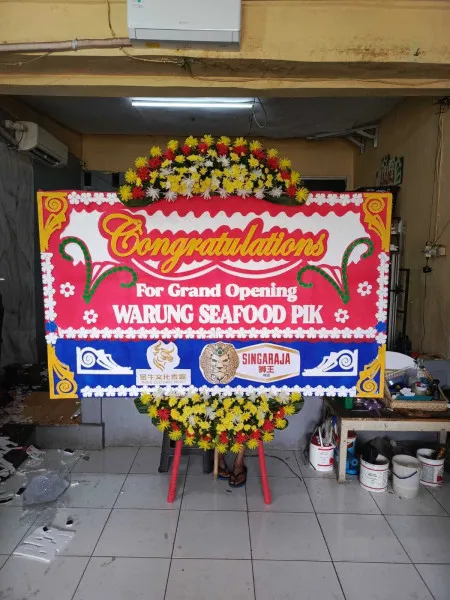 Papan Bunga Ucapan Selamat Setu Bekasi